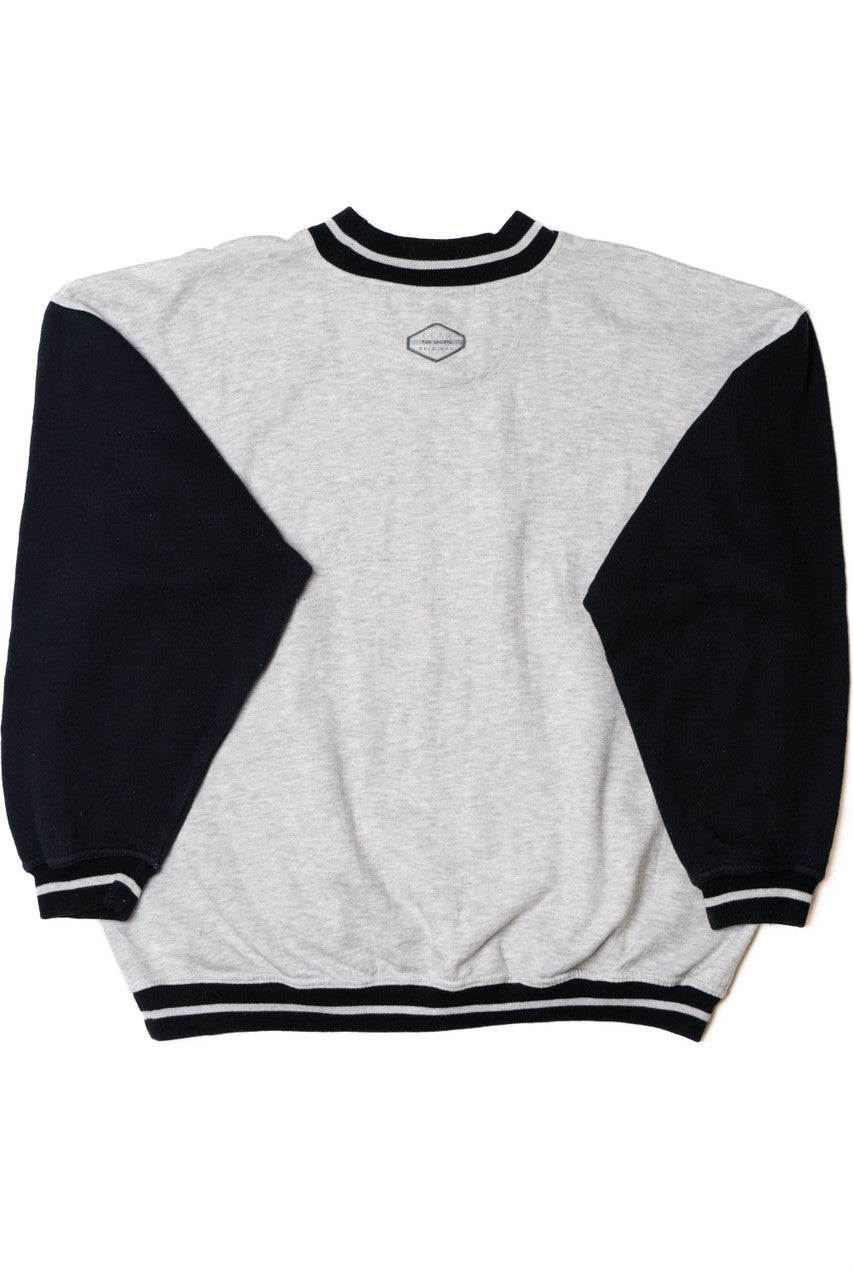 Vintage "Chicago World Class" Thin Striped Gear for Sports Sweatshirt