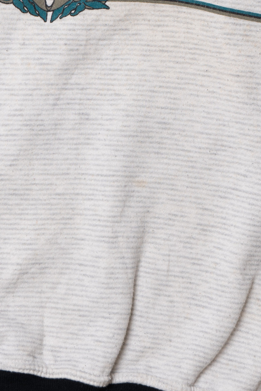 Vintage "Chicago World Class" Thin Striped Gear for Sports Sweatshirt