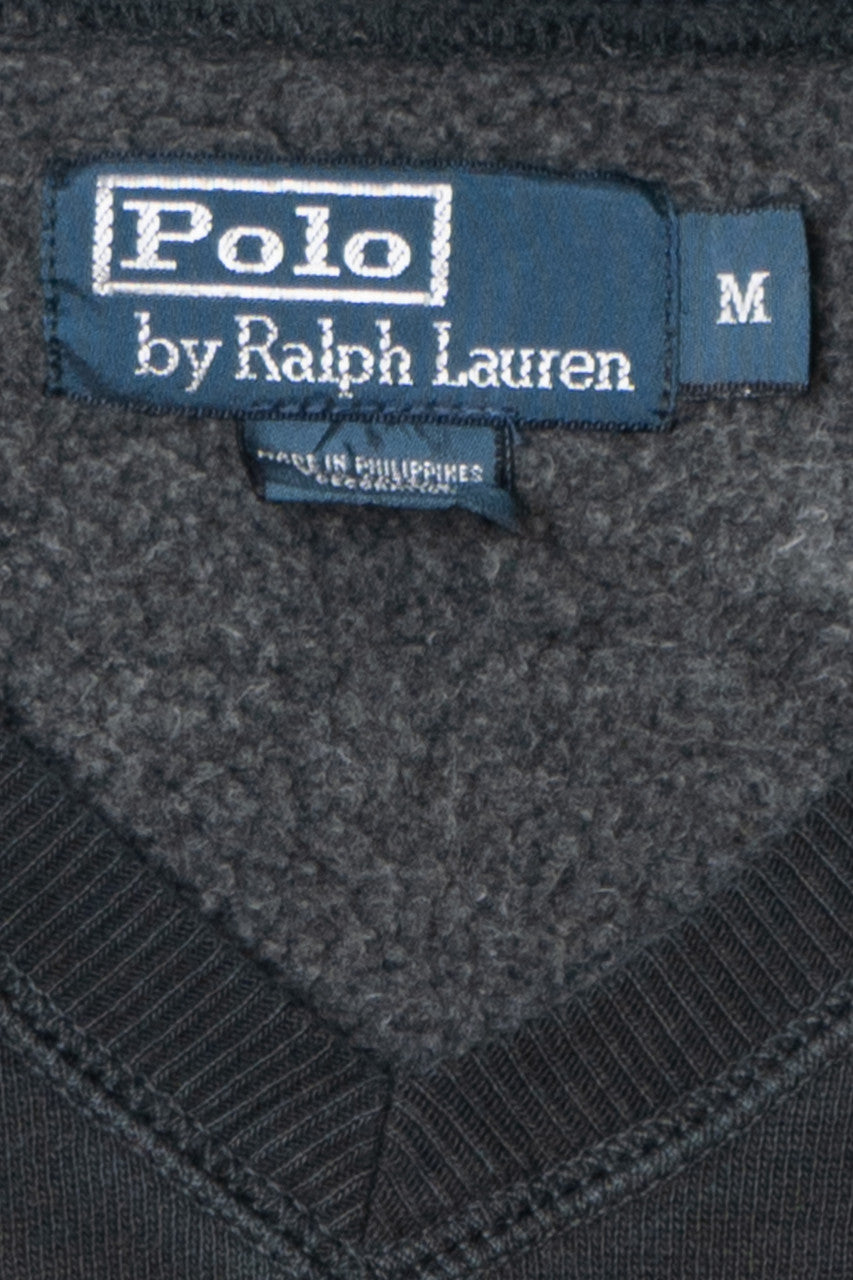 Vintage Faded V-Neck Polo By Ralph Lauren Sweatshirt