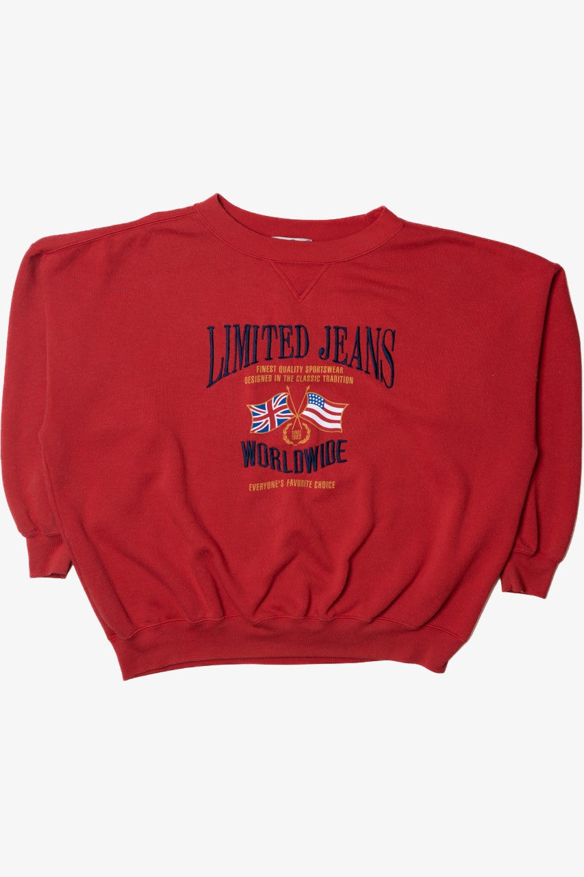 Vintage "Limited Jeans Worldwide" Sweatshirt