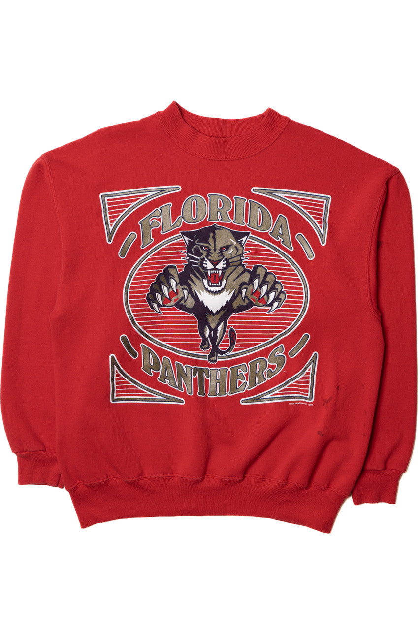 Vintage 1993 "Florida Panthers" NHL Mascot Sweatshirt
