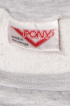 Vintage Pony Striped Sweatshirt