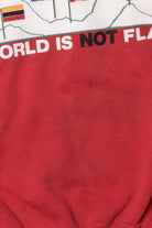 Vintage "Ski International The World Is Not Flat" Sweatshirt