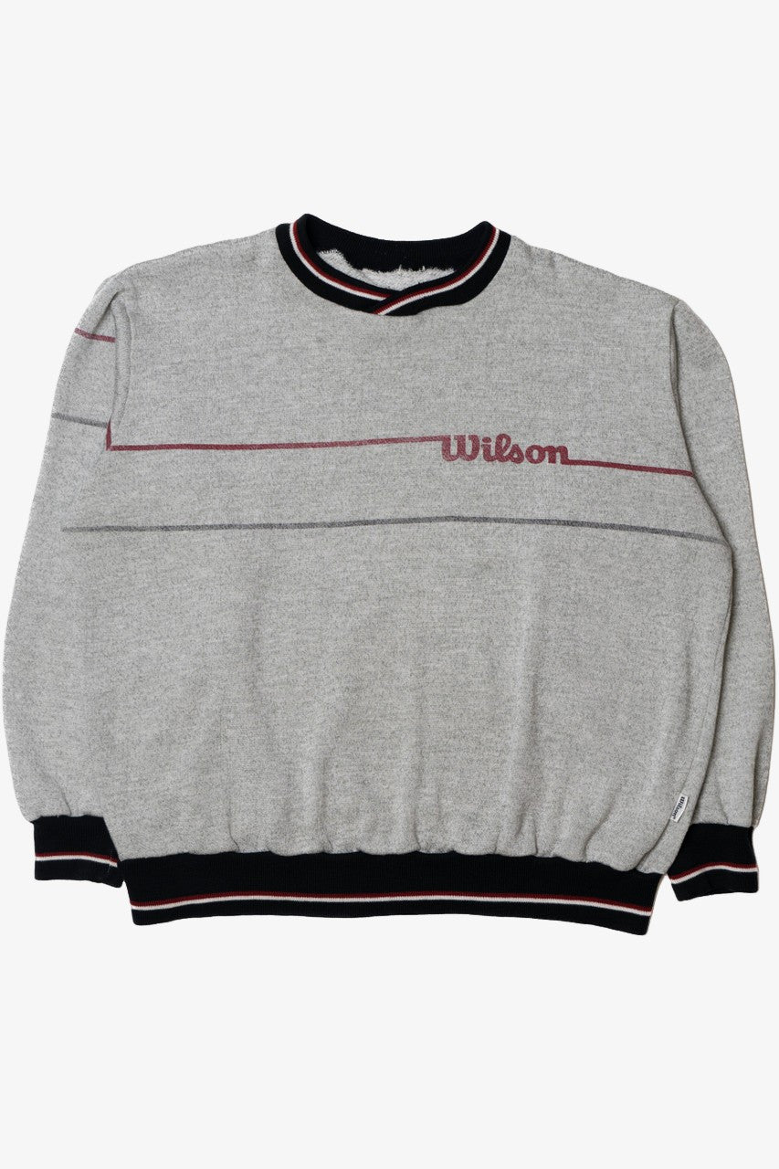 Vintage Wilson Striped Sweatshirt