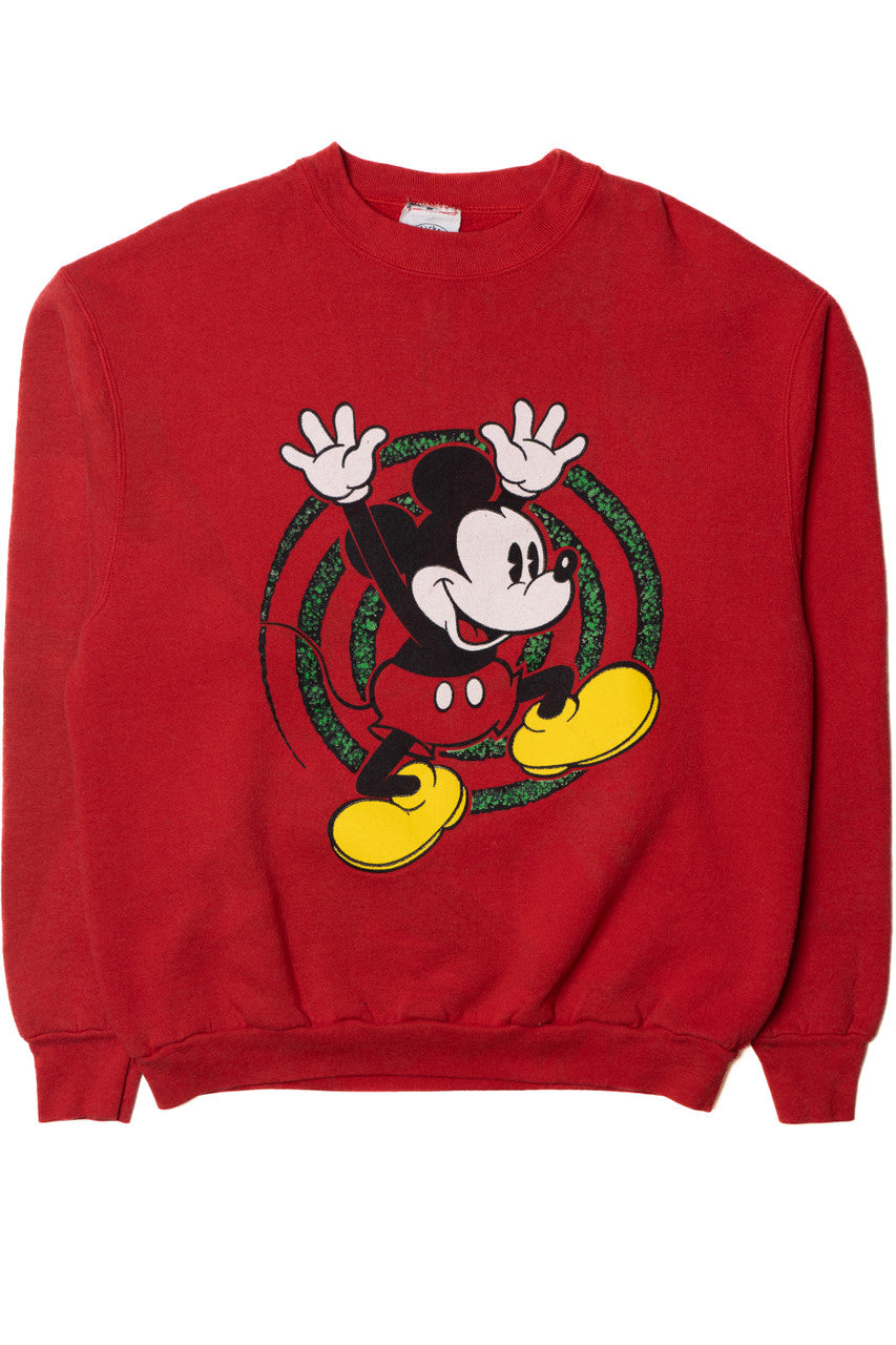 Vintage Mickey Mouse Spiral Disney Sweatshirt