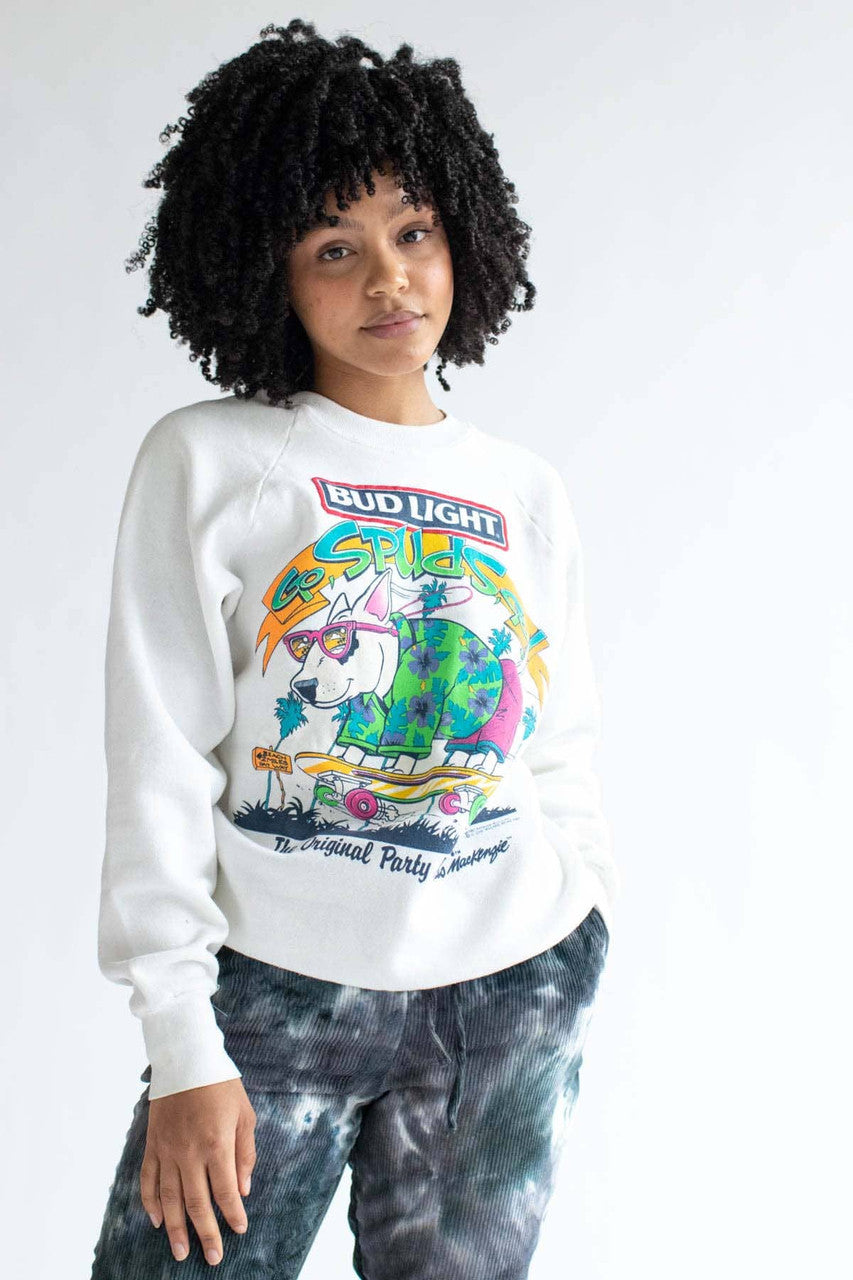 Bud Light Skateboarding Spuds Mackenzie Sweatshirt