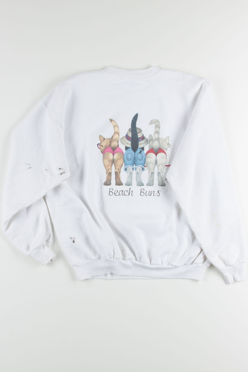 Beach Bums Kittens Sweatshirt