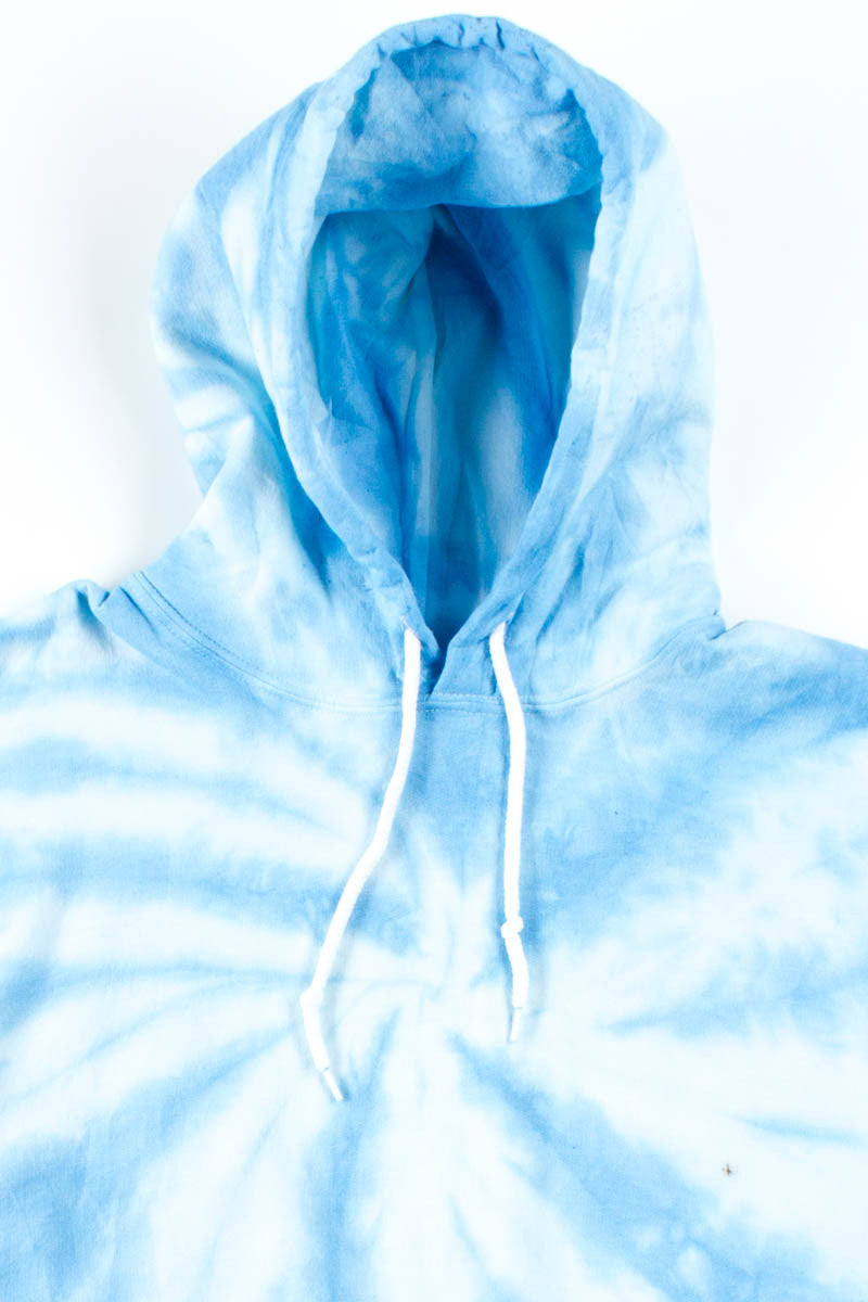 Baby Blue Tie Dye Hoodie