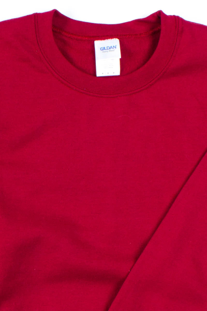 Burgundy Basic Sweatshirt