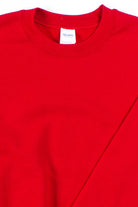 Red Basic Sweatshirt