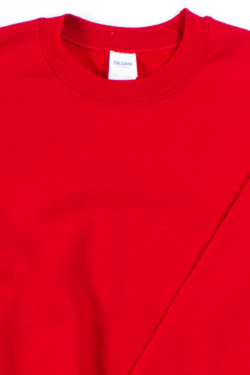Red Basic Sweatshirt
