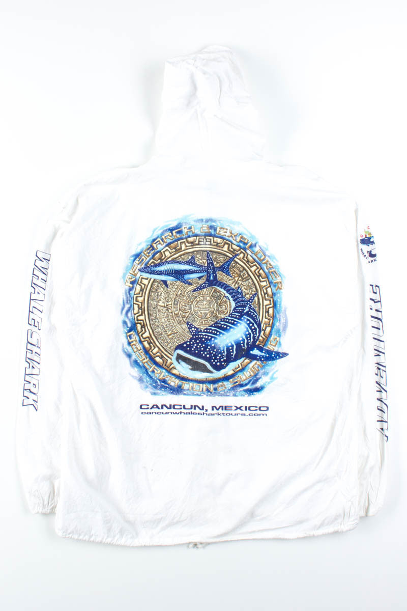 Whale Shark Lightweight Zip Hoodie