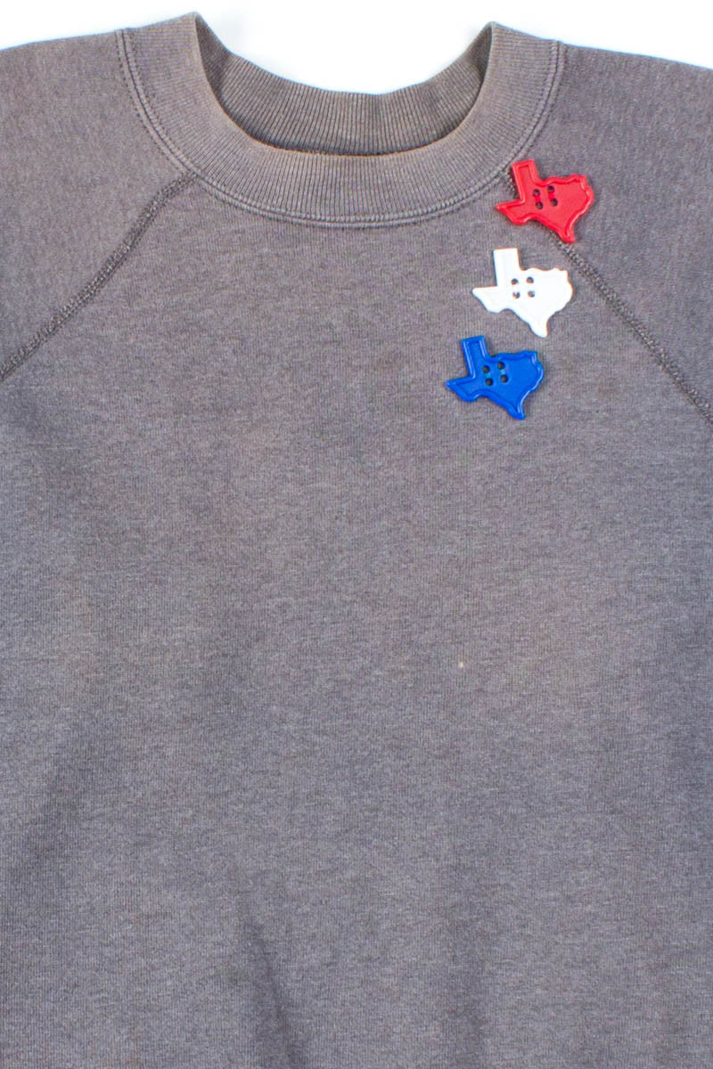 Texas Buttons Sweatshirt