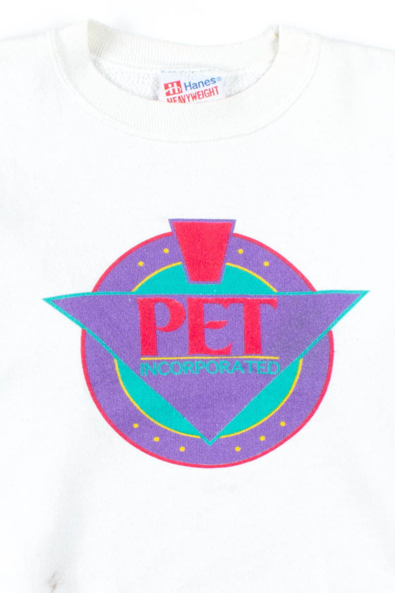 PET Incorporated Cropped Sweatshirt