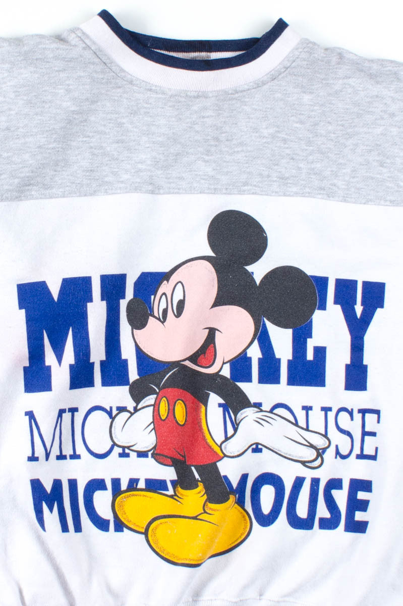 Block Mickey Sweatshirt (L)