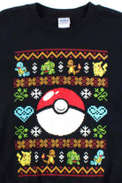 Pokemon Pattern Sweatshirt