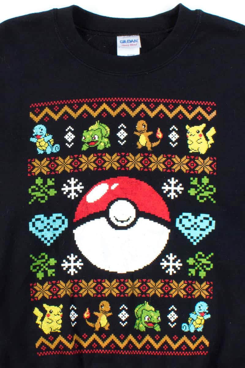 Pokemon Pattern Sweatshirt
