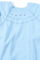 Blue Frilly Studded Sweatshirt
