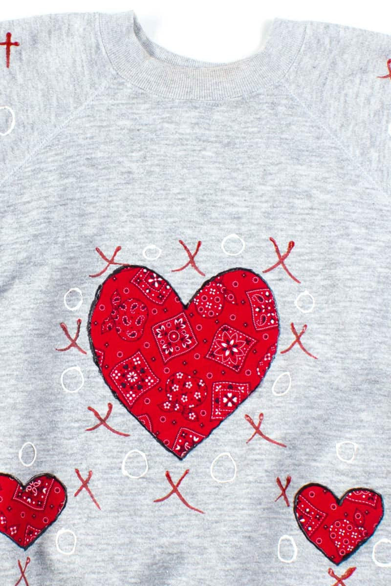 Bandana Hearts Sweatshirt
