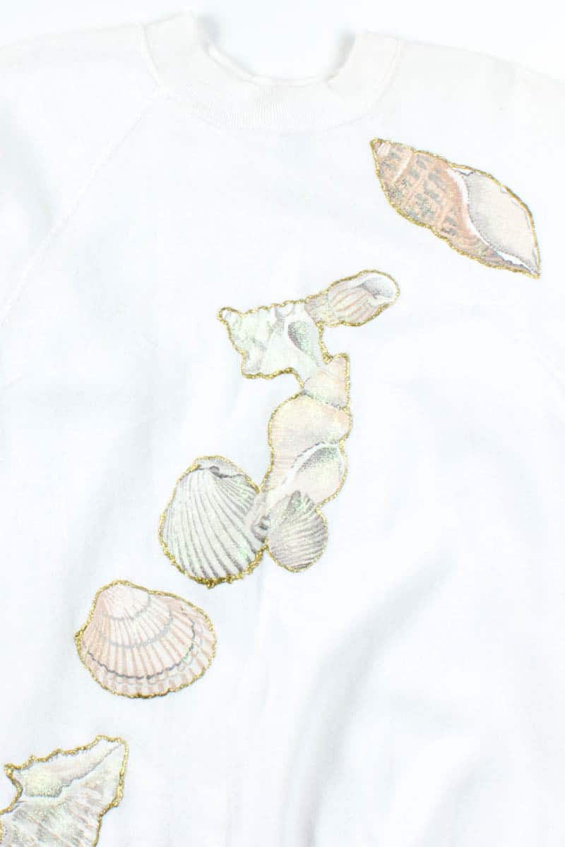 Glitter Shells Sweatshirt