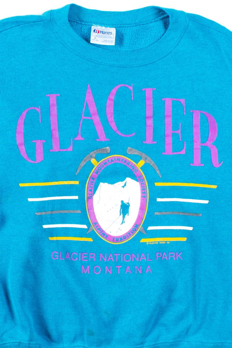 Vintage Glacier National Park Sweatshirt
