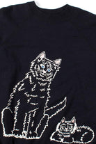 Gel Painted Cat Sweatshirt