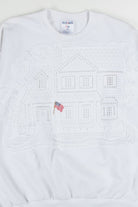 Knit Patriotic House Sweatshirt