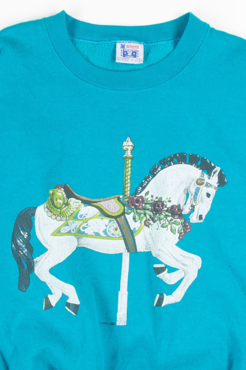 Carousel Horse Sweatshirt