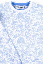 Blue Floral Paisley Sweatshirt