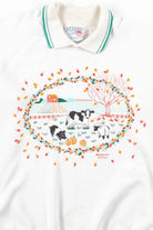 Vintage Barnyard Collared Sweatshirt