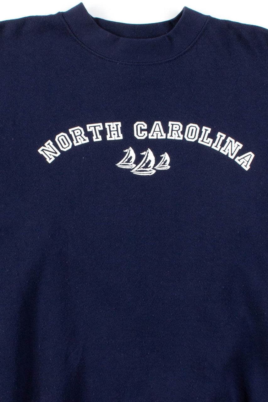 North Carolina Sailboats Sweatshirt