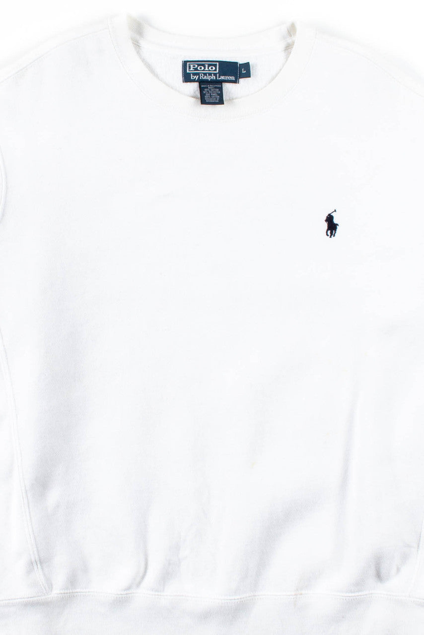 White Polo Sweatshirt