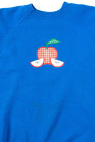 Blue Apple Sweatshirt