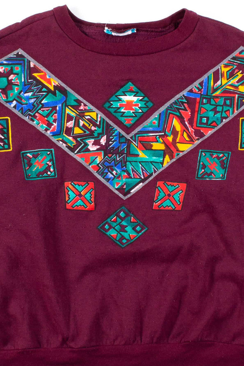 Multicolor Squares Sweatshirt