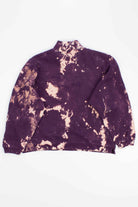 Purple Pullover Bleached Recycled Sweatshirt