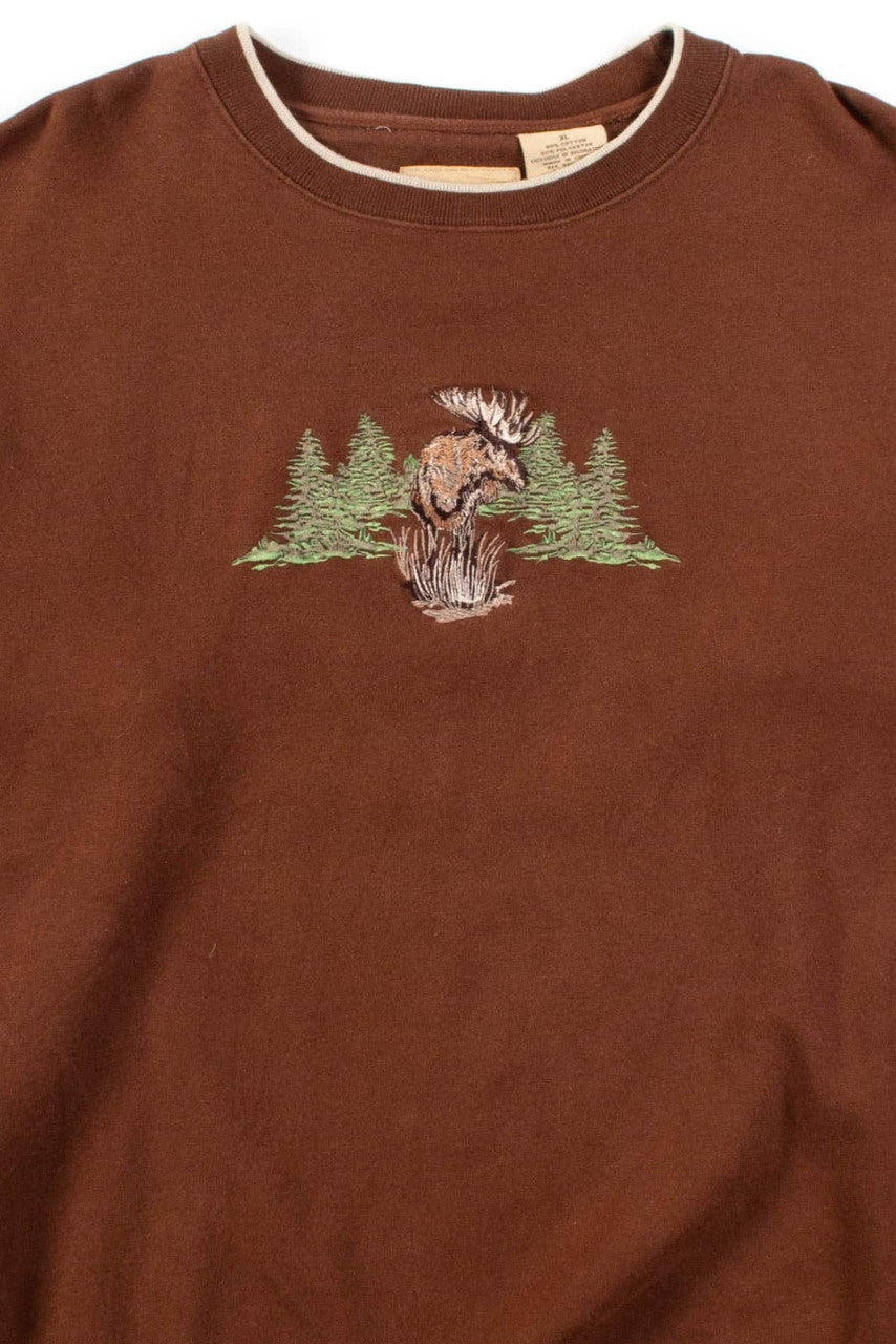 Brown Moose Sweatshirt