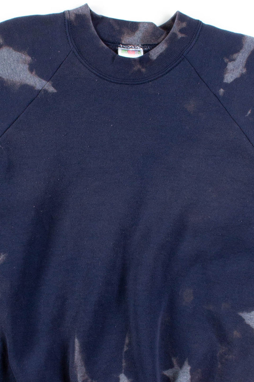 Navy Spider Bleached Sweatshirt