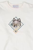 Embroidered Wolf Sweatshirt