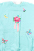 Mint Butterflies Sweatshirt