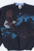 Vintage Art Unlimited Eagle Graphic Sweatshirt