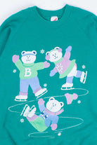 Vintage Skating Bears Sweatshirt
