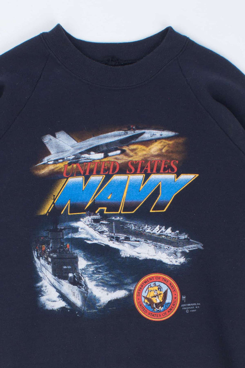 87' US Navy Vintage Graphic Sweatshirt