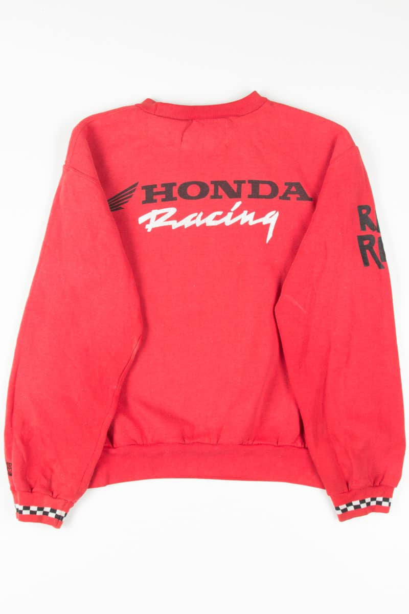 Vintage Honda Red Riding Racing Sweatshirt