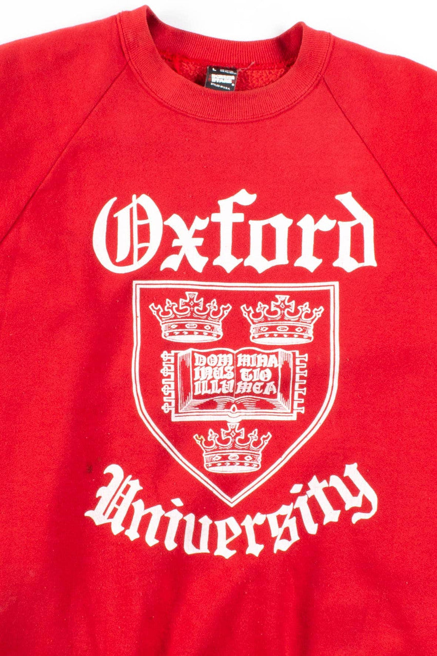 Vintage Oxford University Sweatshirt 11