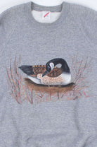 Vintage Painted Nature Scene Sweatshirt