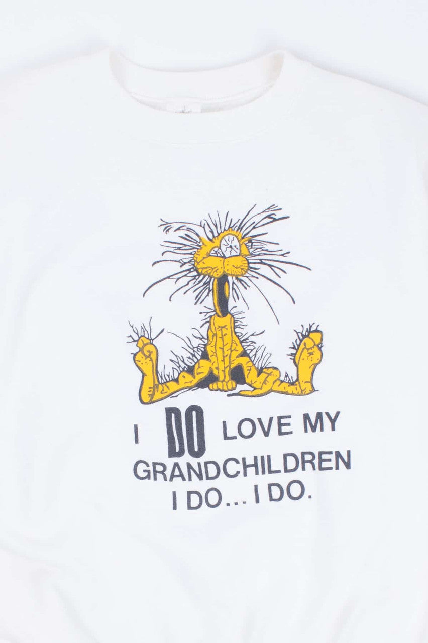 I DO Love My Grandchildren Vintage Sweatshirt