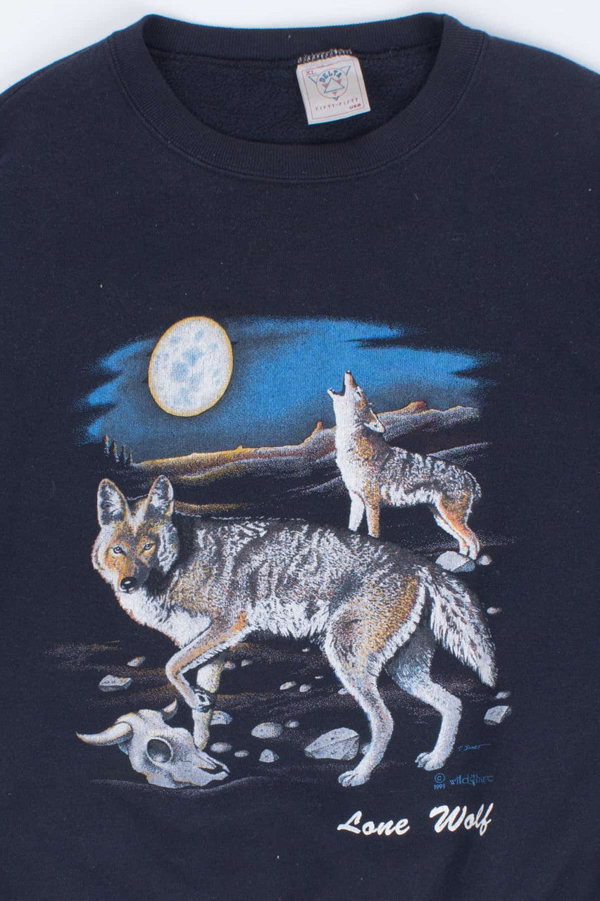 Two Lone Wolves Sweatshirt 91'