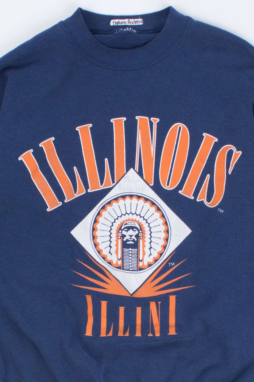 Vintage Illini Crewneck Sweatshirt