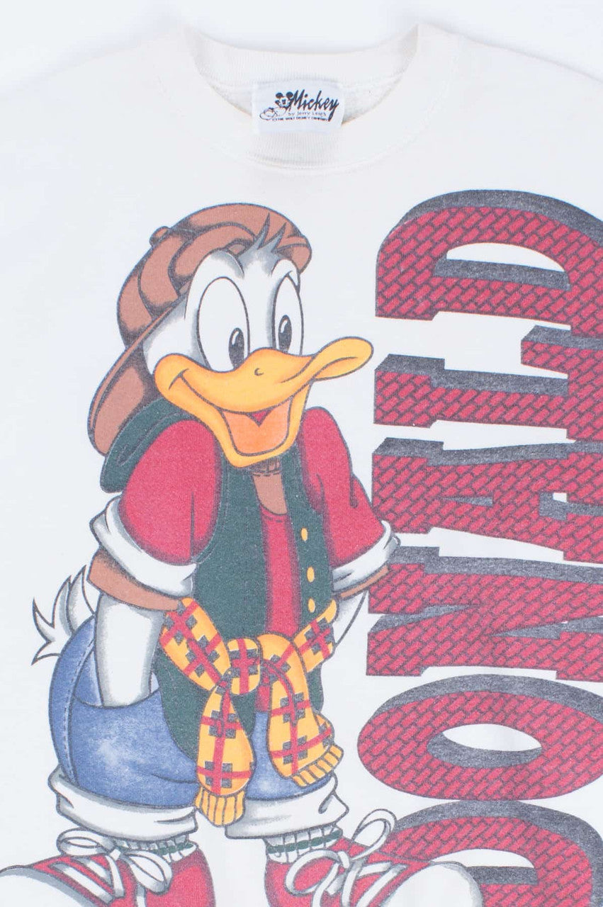 Huge Print Donald Duck Vintage Sweatshirt