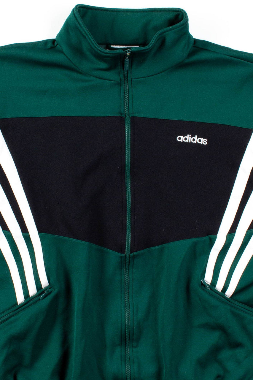 Forest Green Adidas Track Jacket
